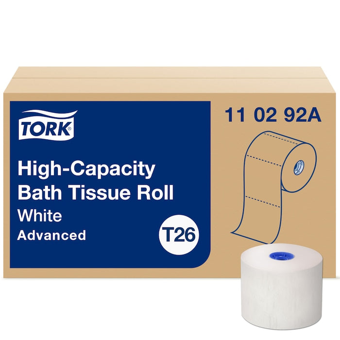 Tork® 110292A High Capacity Toilet Paper Roll, 2-Ply, White, 1000 Sheets/Roll, 36 Rolls/Case (Copy)