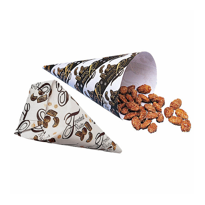 Frosted Nut Serving Cone (Case of 2,500)