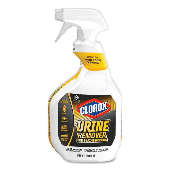Clorox® 31036 Stain and Odor Urine Remover, 32 oz Spray Bottle, 9/CS