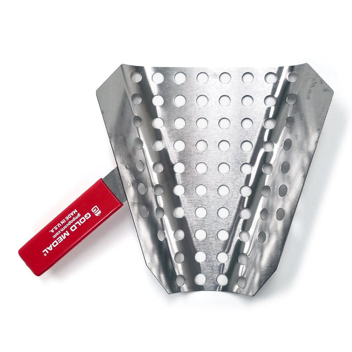 Standard Stainless Perforated Popcorn Jet Scoop (left-handed)