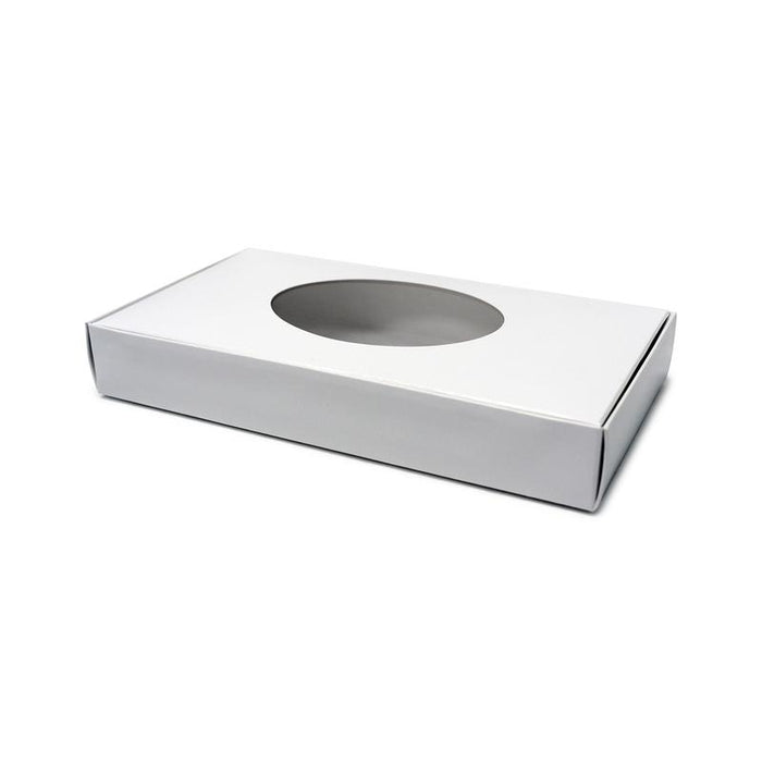 Fudge Box with Oval Window, 1/2 lb. (Case of 250)