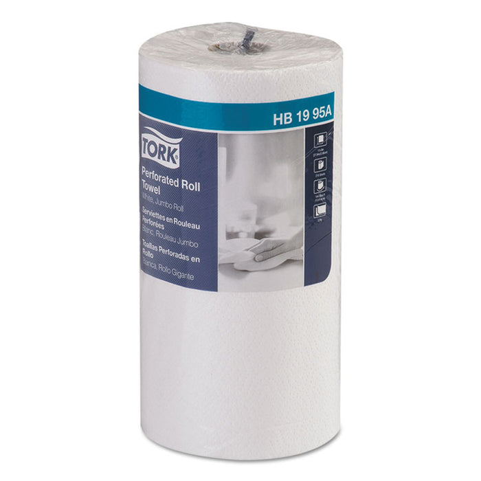 Tork® HB1995A Universal Perforated Kitchen Towel Roll, 2-Ply, 11 x 9, White (Case of 12)
