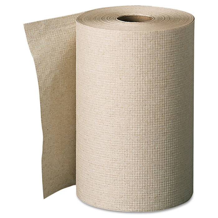 Georgia Pacific 26401 EnvisionHardwound 1-Ply Towel Roll, 350 ft L x 7-7/8 Inch W, Paper, Brown; 12 Roll/Case