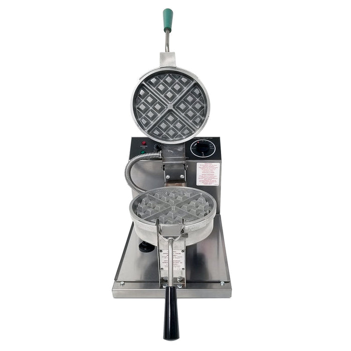 Removable Grid Round Belgian Waffle Baker