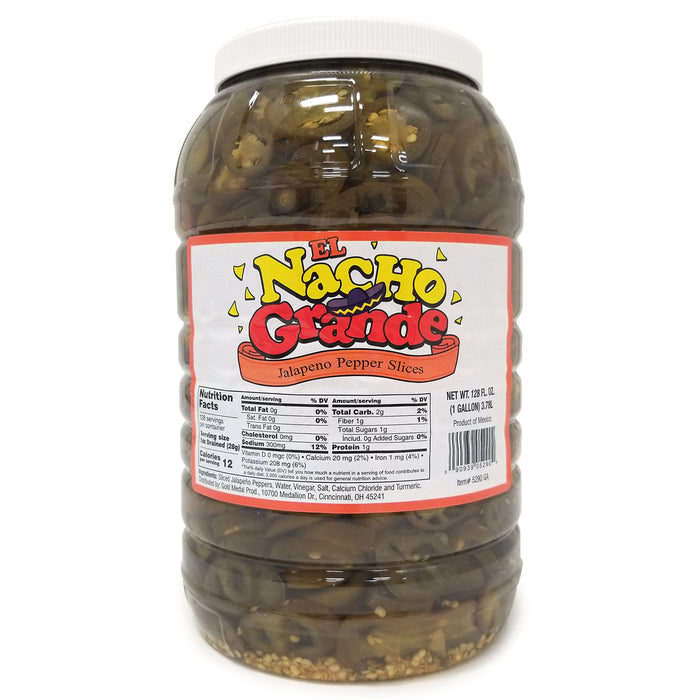 El Nacho Grande Jalapeno Pepper Slices