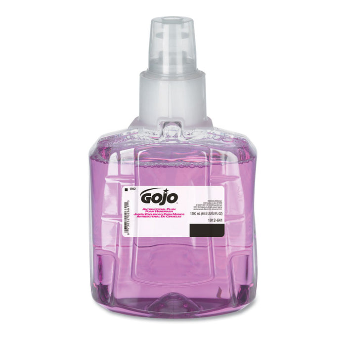 GOJO® 1912-02 Antibacterial Plum Foam Handwash 1200 mL Refill 2/Case