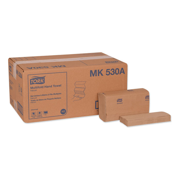 Tork® MK530A Universal Multifold Hand Towel, 9.13 x 9.5, Natural (Case of 16)