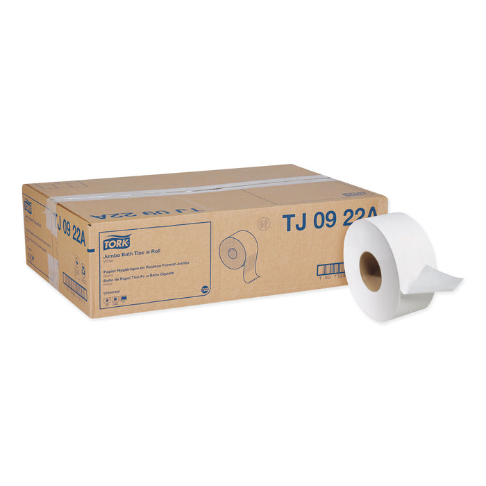 Tork® TJ0922A Universal 2-Ply Toilet Tissue, 1000 ft L, Recycled Fiber, White (Case of 12)