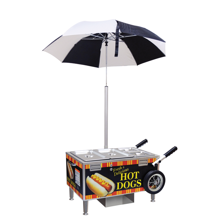 Sterno Steamer Cart