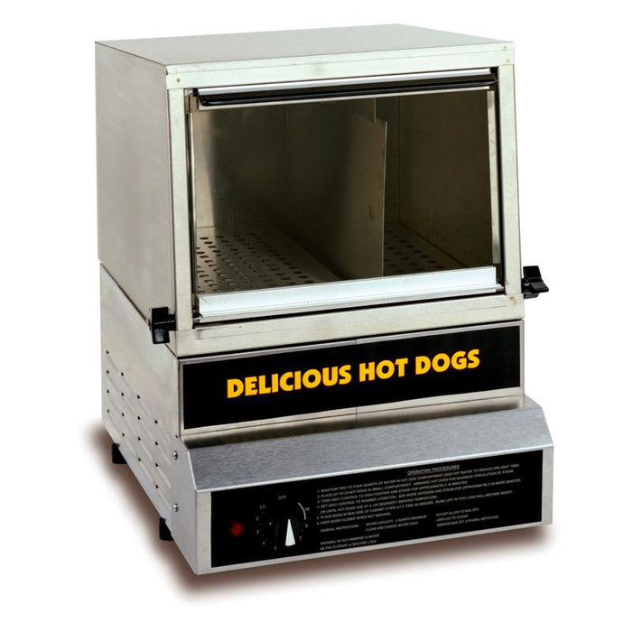 Glass-Front Hot Dog Steamer