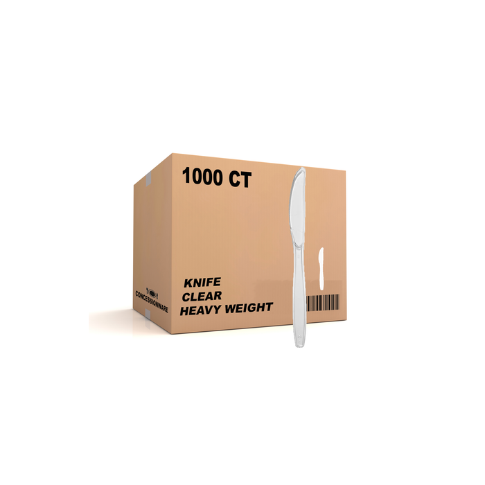 White Heavy Weight Disposable Knife