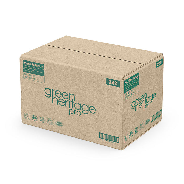 Resolute Tissue 248, White, 2-Ply Toilet Paper 96 Rolls/Case