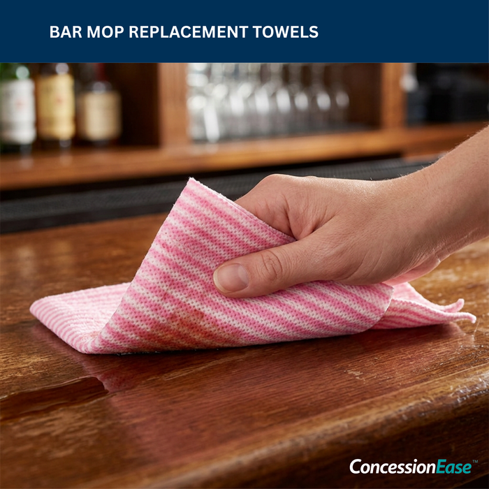 ConcessionEase Food Service Wipes 200 Count 20" x 13" – Disposable Bar Mop Replacement Towels – Heavy Duty Cloth-Like Cleaning Wipes for Restaurants, Kitchens & Food Trucks