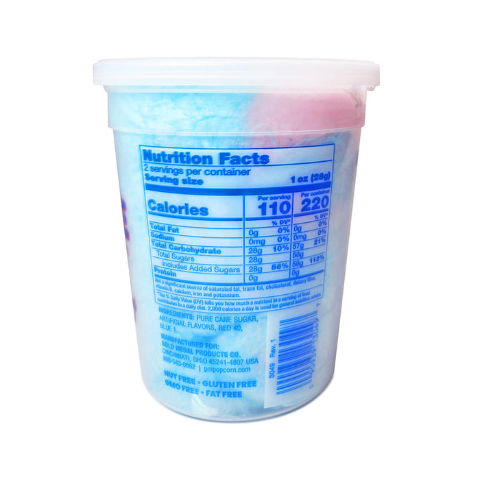 Prepackaged Candee Fluff® Cotton Candy