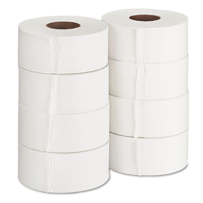 Georgia Pacific 13728 Acclaim® Jumbo Junior 2-Ply Toilet Tissue, 1000 ft L x 3-1/2 Inch W, Paper, White; 8 Roll/Case