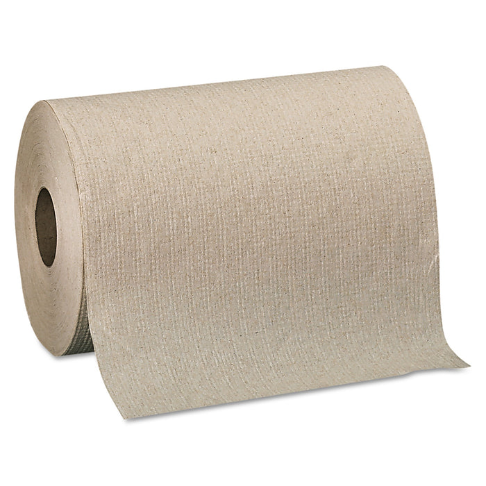 Georgia Pacific 26401 EnvisionHardwound 1-Ply Towel Roll, 350 ft L x 7-7/8 Inch W, Paper, Brown; 12 Roll/Case