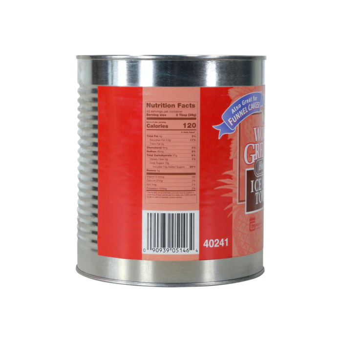 World's Greatest Toppings-Hot Fudge, 10-lb. (6/CS)