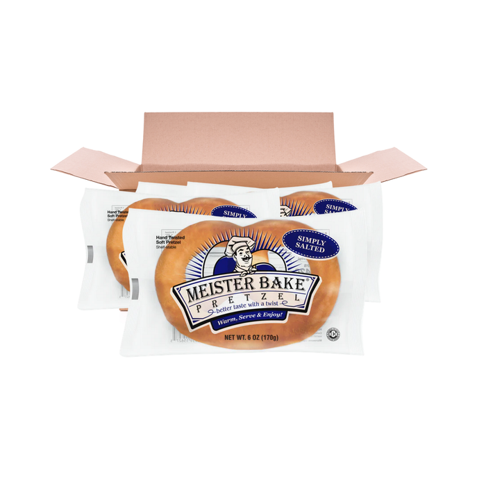 Meister Bake® Salted Pretzels, 6 oz. (6/CS)