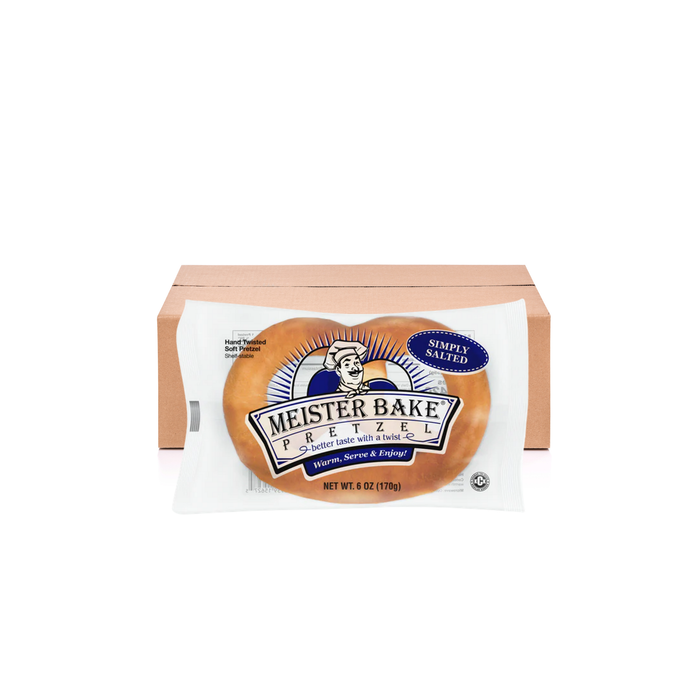 Meister Bake® Salted Pretzels, 6 oz. (6/CS)