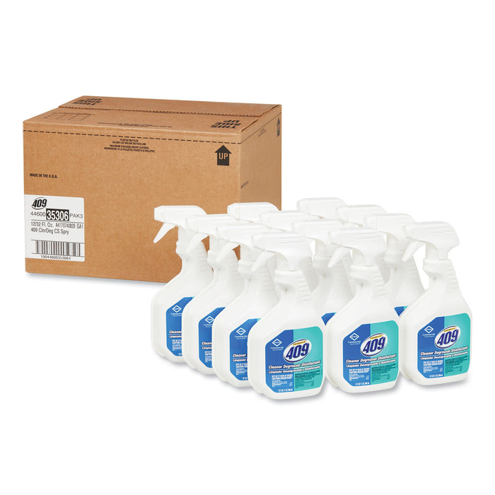 Formula 409® 35306 Cleaner Degreaser Disinfectant, 32 oz Spray Bottle, 12/Case