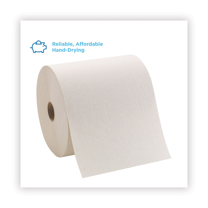 Georgia Pacific 26301 Envision1-Ply Towel Roll, 800 ft L x 7.87 Inch W, Paper, Brown; 6 Roll/Case