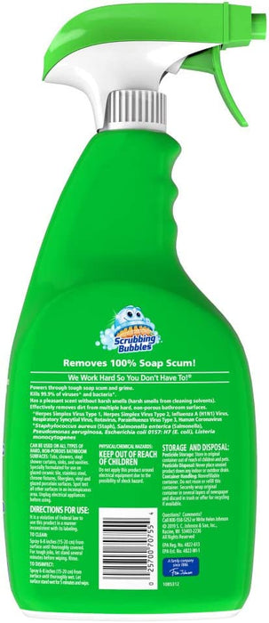 Scrubbing Bubbles® Multi-Surface Bathroom Cleaner, 32 oz Spray Bottle (Case of 8)