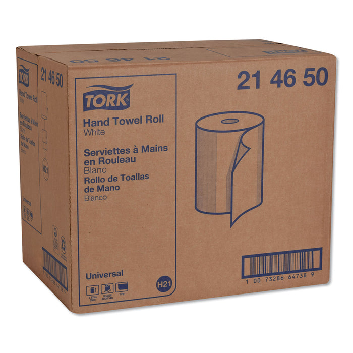 Tork® 214650 EcoSoft® 1-Ply Universal Standard Towel Roll, 425 ft L x 7.9 Inch W, Recycled Fiber, White (Case of 12)