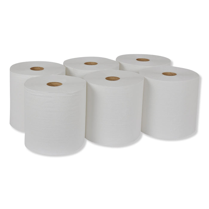 Tork® RB8002 Universal 1-Ply Towel Roll, 800 ft L x 7.9 Inch, Recycled Fiber, White (Case of 6)