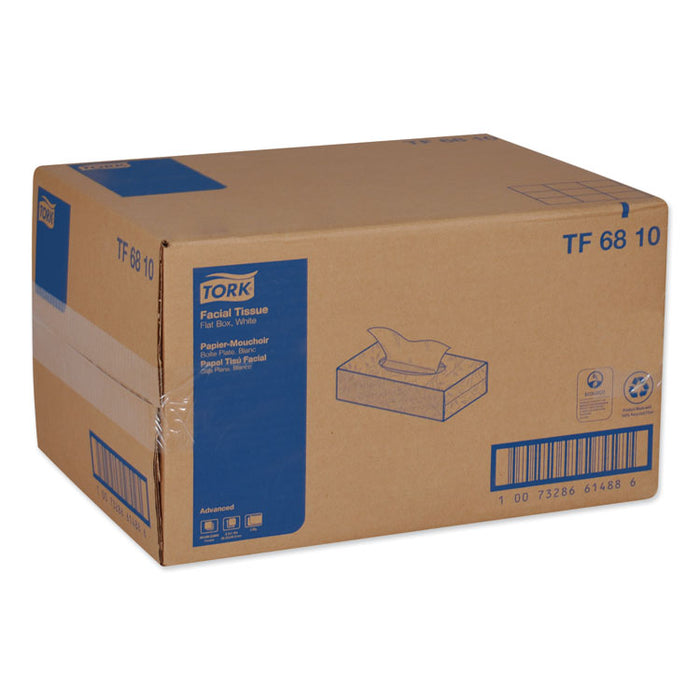 Tork® TF6810 Advanced Facial Tissue, 2-Ply, White, Flat Box (Case of 30)