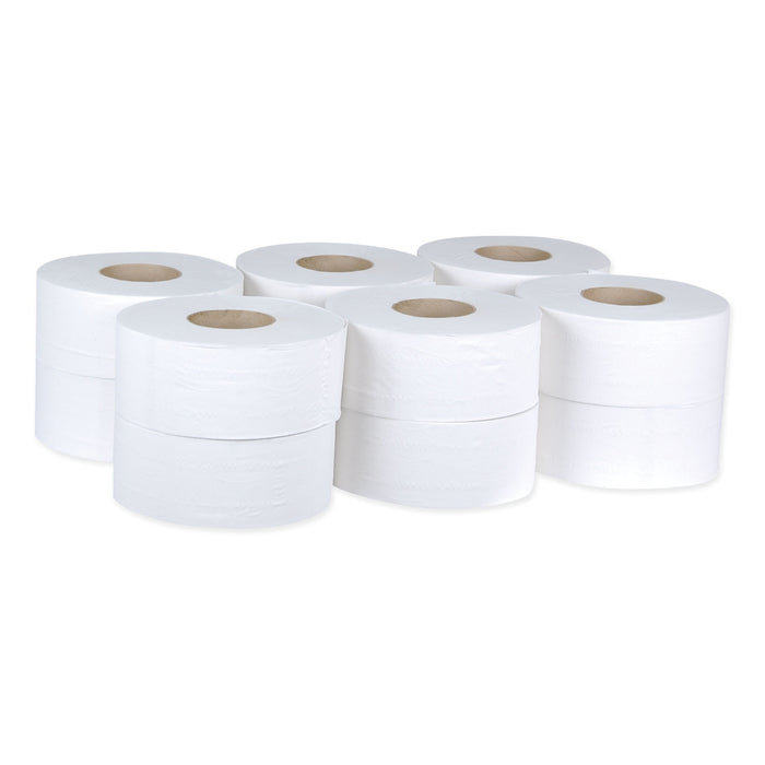 Tork® TJ0922A Universal 2-Ply Toilet Tissue, 1000 ft L, Recycled Fiber, White (Case of 12)