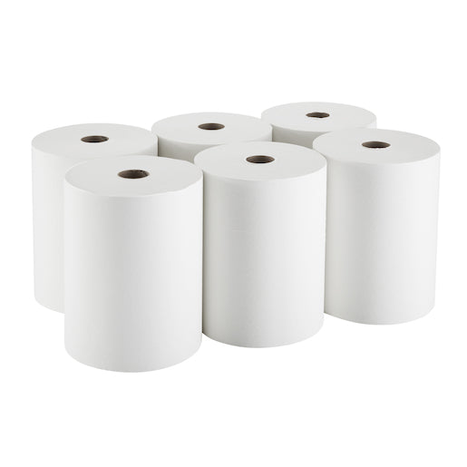 Georgia Pacific 89470 enMotion® High Capacity 1-Ply Towel Roll, 800 ft L x 10 Inch W, Paper, White; 6 Roll/Case