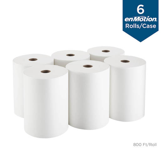 Georgia Pacific 89460 enMotion® 10IN 800FT White Standard Paper Towel Roll (Case of 6)