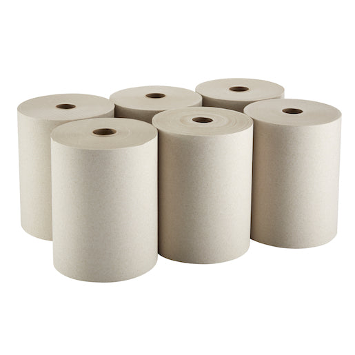 Georgia Pacific 89480 enMotion® High Capacity 1-Ply Towel Roll, 800 ft L x 10 Inch W, Paper, Brown; 6 Roll/Case