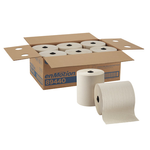 Georgia Pacific 89440 enMotion® Touchless Towel Roll, 700 ft L x 8.2 Inch W, Paper, Brown; 6 Roll/Case