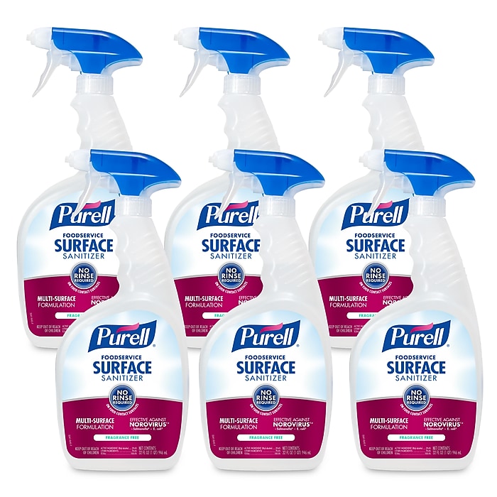 PURELL® 3341-06 Food Service Surface Sanitizer, 32 oz, 6/Case