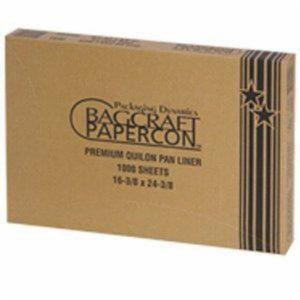 Bagcraft® 030005 EcoCraft® Half Size Parchment Paper Pan Liner, 16-3/8 Inch L x 12-1/8 Inch W, White; 2000/Case