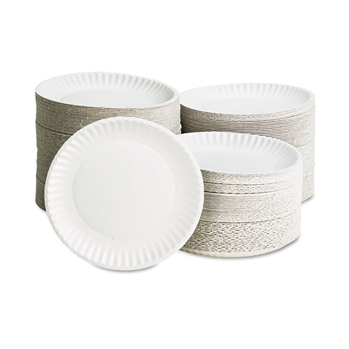 Paper Plates, 9" White
