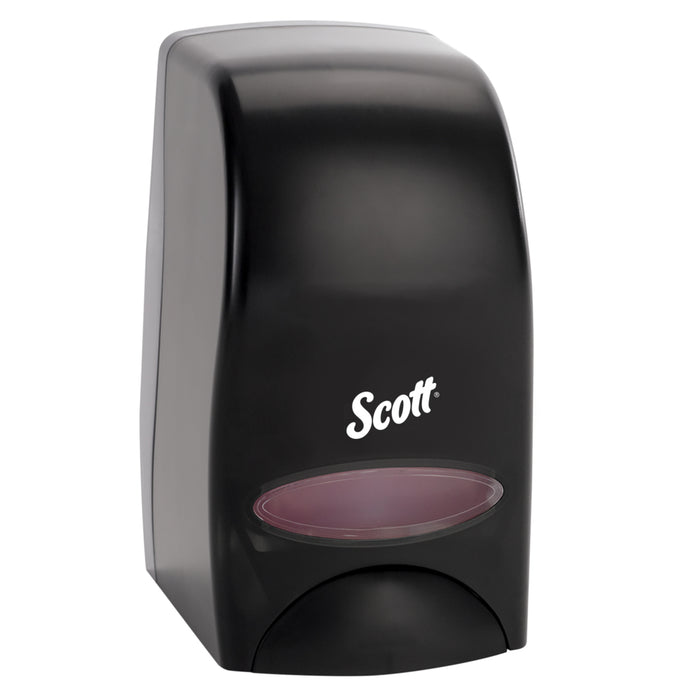Kimberly-Clark Scott Essential Black 1000mL Manual Surface Mount Hand Sanitizer & Soap Dispenser (EA)
