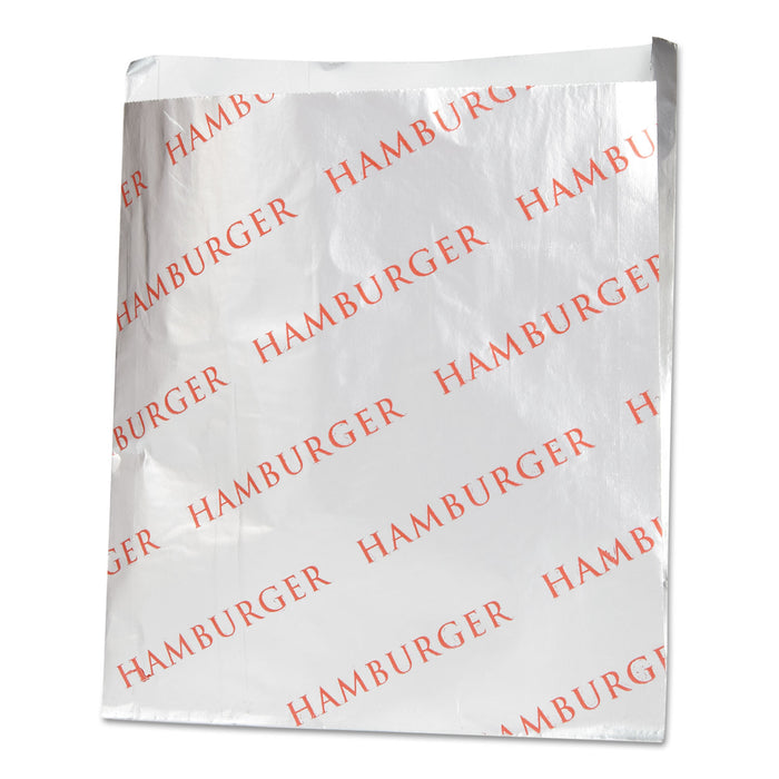 Bagcraft® Single Serve Printed Hamburger Bag, 1000/Case