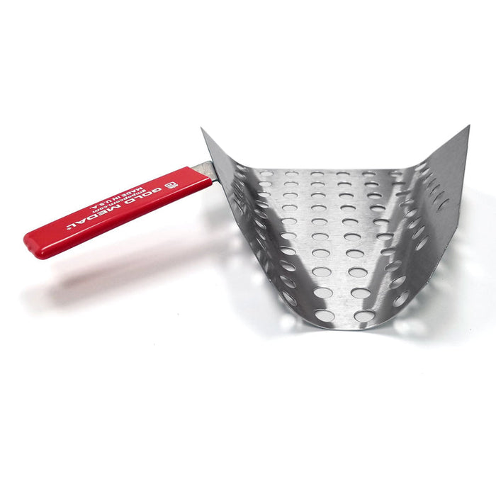 Standard Stainless Perforated Popcorn Jet Scoop (left-handed)