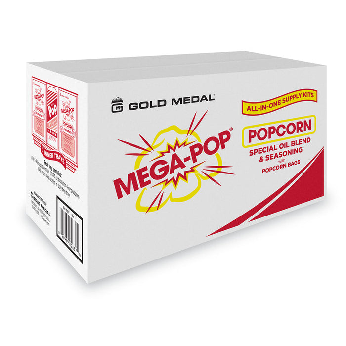Mega Pop® All-In-One Supply Kits with Popcorn Bags
