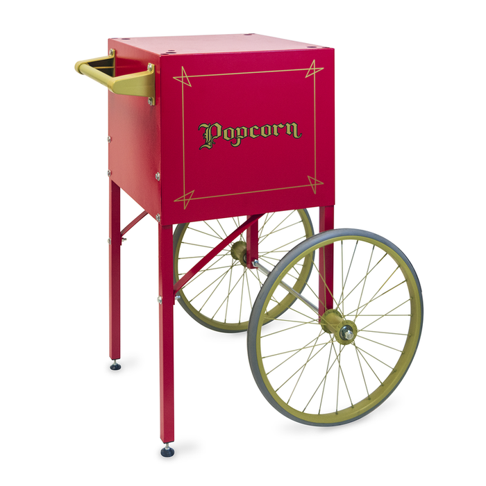 Red Popcorn Cart for Fun Pop 4-oz Popper