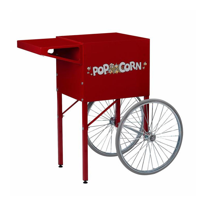 Red Popcorn Cart for 6-oz and 8-oz Popper