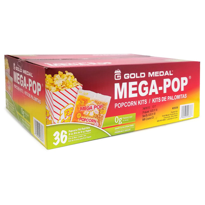 Mega Pop® Corn/Oil/Salt Kit with Coconut Oil