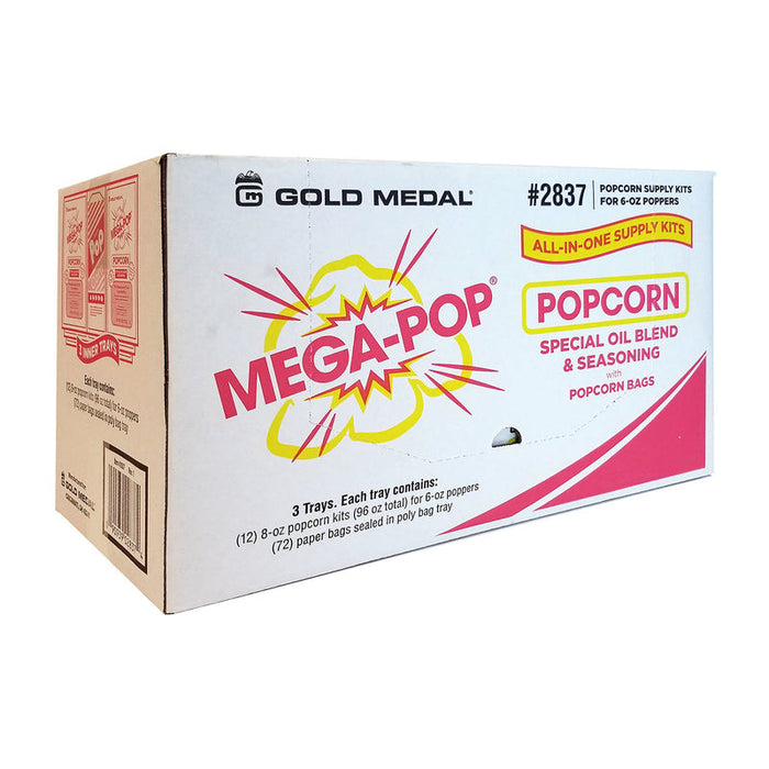 Mega Pop® All-In-One Supply Kits with Popcorn Bags