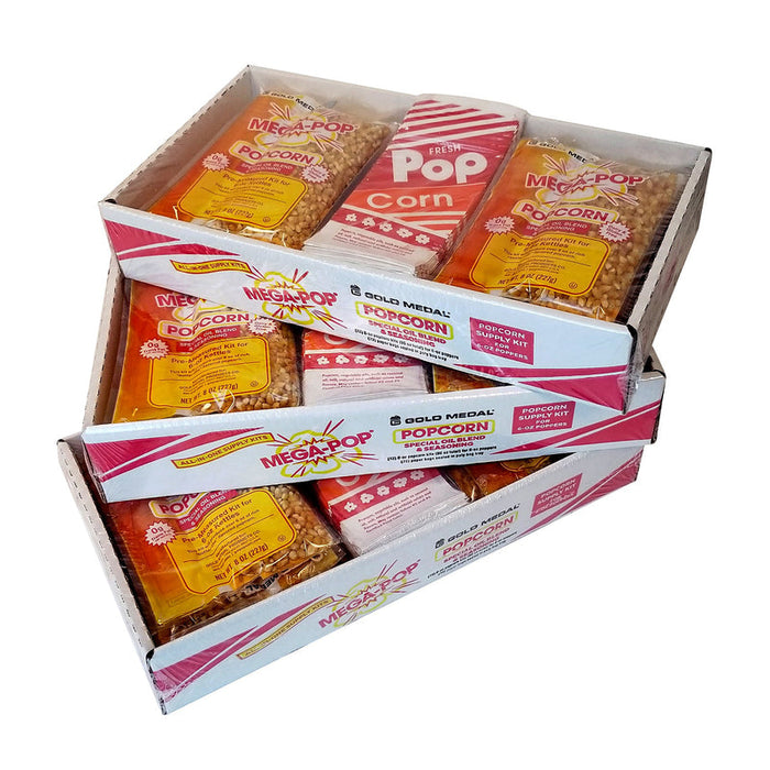 Mega Pop® All-In-One Supply Kits with Popcorn Bags