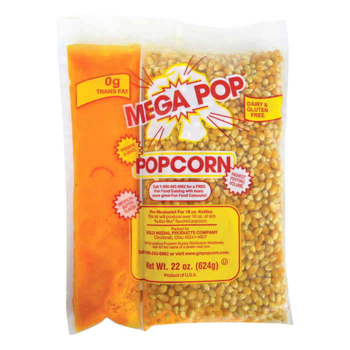 Mega Pop® Corn/Oil/Salt Kit with Coconut Oil