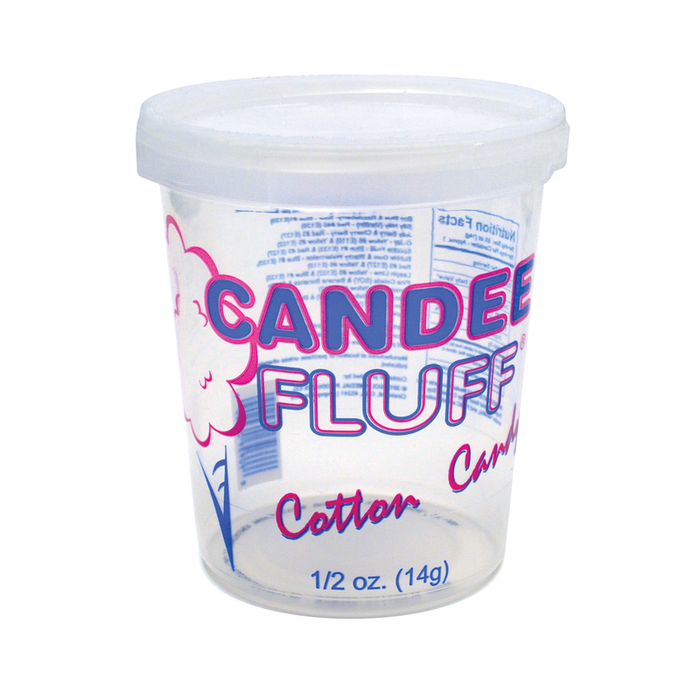 Candee Fluff® Containers with Tamper Proof Lids