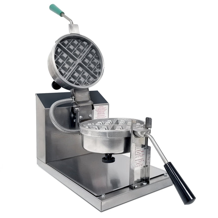 Removable Grid Round Belgian Waffle Baker