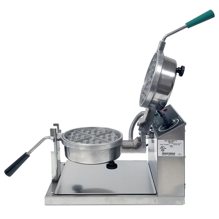 Removable Grid Round Belgian Waffle Baker